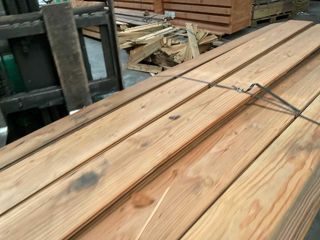 Douglas plank mes- en groef - 500x18x1,8 cm (16x) - afbeelding 4 van  14