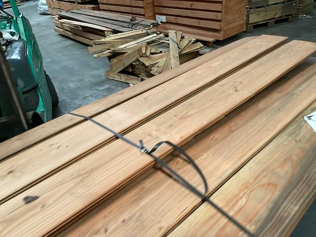 Douglas plank mes- en groef - 500x18x1,8 cm (16x) - afbeelding 5 van  14