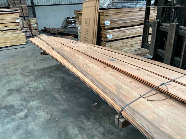 Douglas plank mes- en groef - 500x18x1,8 cm (16x) - afbeelding 8 van  14