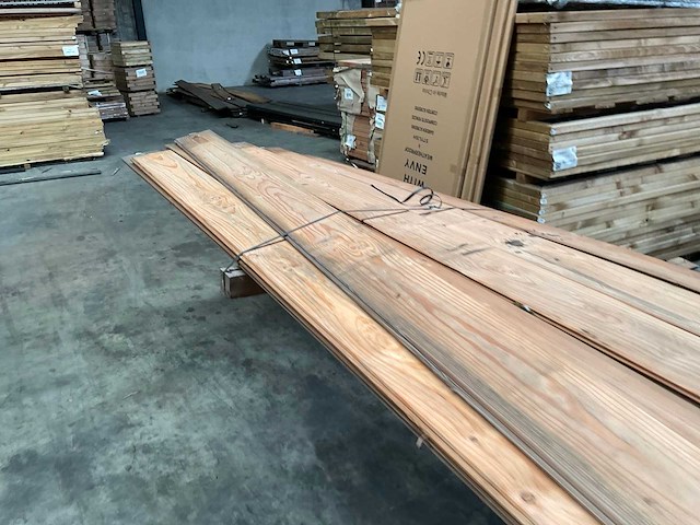 Douglas plank mes- en groef - 500x18x1,8 cm (16x) - afbeelding 9 van  14