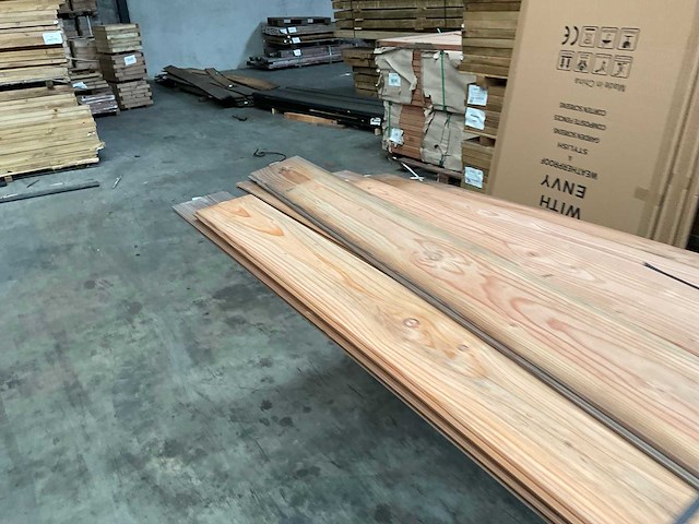Douglas plank mes- en groef - 500x18x1,8 cm (16x) - afbeelding 10 van  14