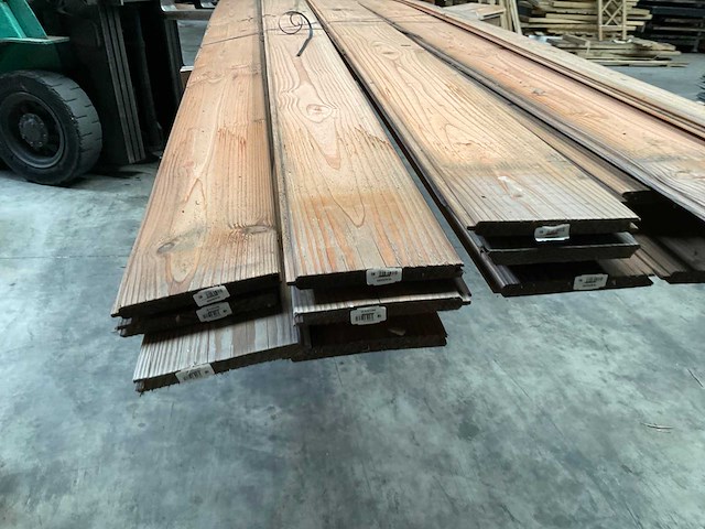 Douglas plank mes- en groef - 500x18x1,8 cm (16x) - afbeelding 13 van  14