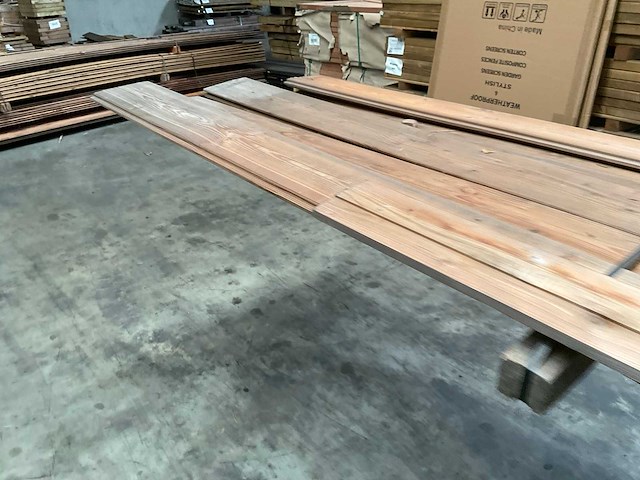 Douglas plank mes- en groef - 500x18x2,8 cm (6x) - afbeelding 10 van  14