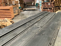 Douglas plank mes- en groef gezwart - 300x18x1,8 cm (31x) - afbeelding 4 van  14