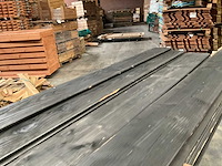 Douglas plank mes- en groef gezwart - 300x18x1,8 cm (31x) - afbeelding 5 van  14