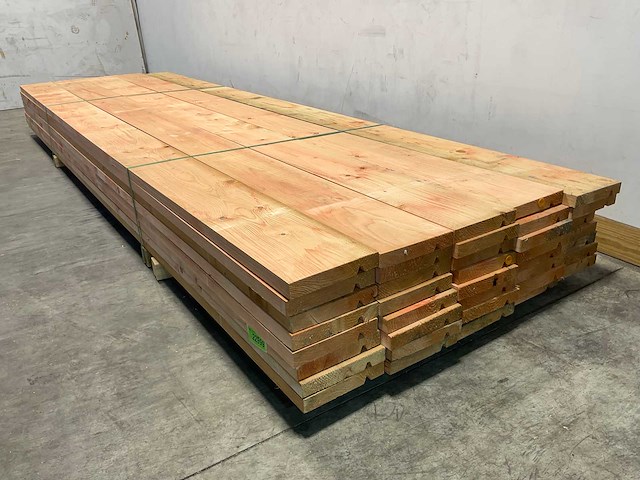 Douglas plank met v-groef geschaafd 410x23,5x3,8 cm (20x) - afbeelding 4 van  6