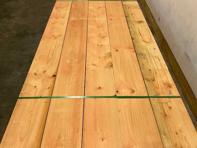 Douglas plank met v-groef geschaafd 410x23,5x3,8 cm (20x) - afbeelding 2 van  4