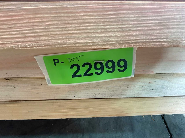 Douglas plank met v-groef geschaafd 410x23,5x3,8 cm (20x) - afbeelding 7 van  7