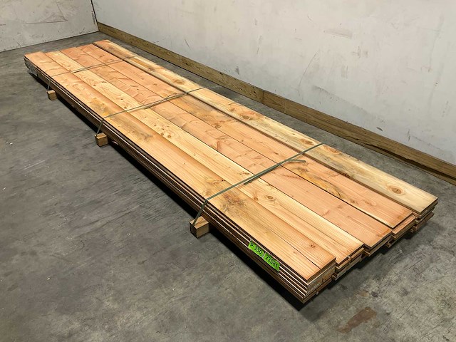 Douglas plank ruw - 400x20x2,2 cm (31x) - afbeelding 1 van  8