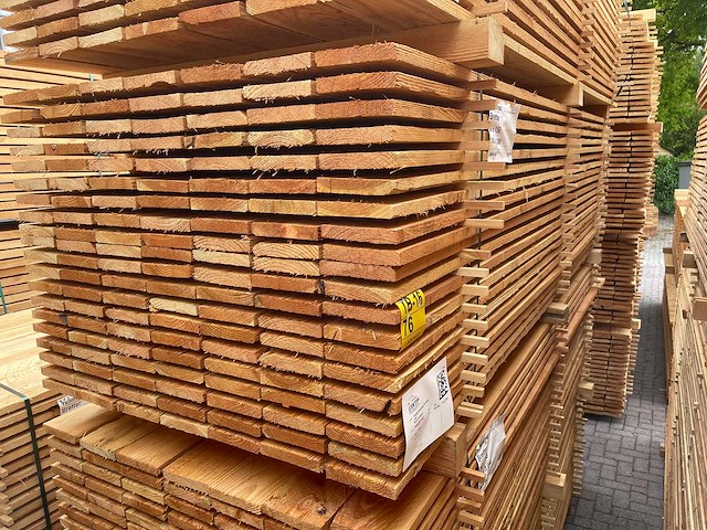 Douglas planken fijnbezaagd 3000x150x24mm (140x) - afbeelding 4 van  4