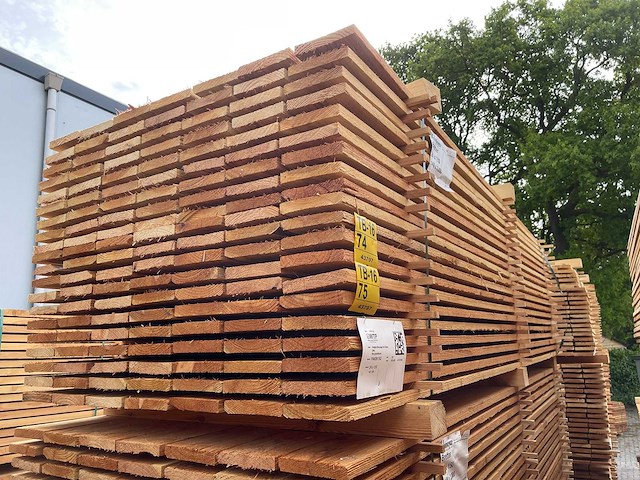Douglas planken fijnbezaagd 3000x150x24mm (70x) - afbeelding 4 van  4