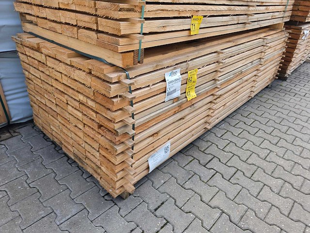 Douglas planken fijnbezaagd 3000x150x25mm (82x) - afbeelding 4 van  4