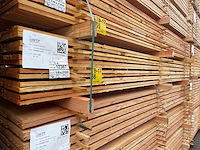 Douglas planken fijnbezaagd 3000x200x18mm (60x) - afbeelding 4 van  4