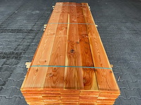 Douglas planken fijnbezaagd 3000x200x18mm (80x) - afbeelding 1 van  4
