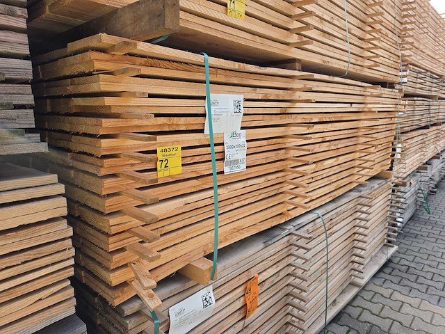 Douglas planken fijnbezaagd 3000x200x22mm (135x) - afbeelding 4 van  4