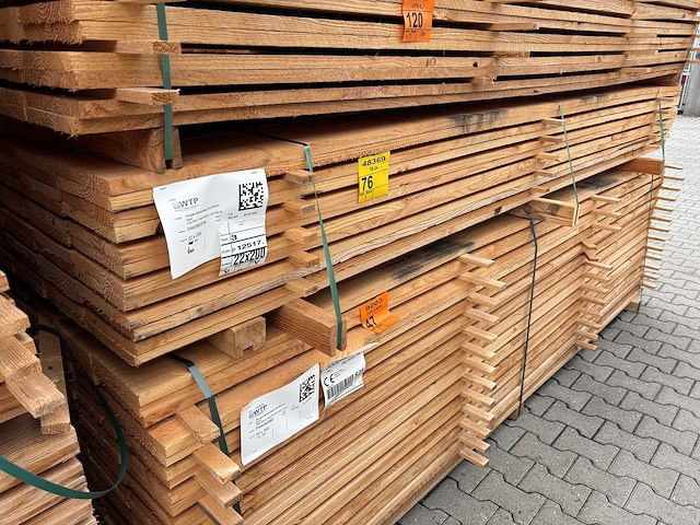 Douglas planken fijnbezaagd 3000x200x22mm (60x) - afbeelding 3 van  3