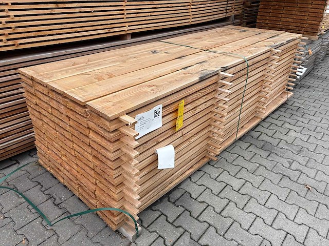 Douglas planken fijnbezaagd 3000x200x22mm (70x) - afbeelding 3 van  3
