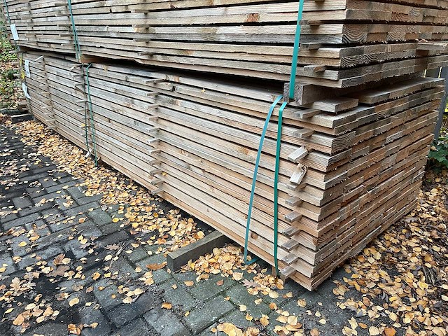 Douglas planken fijnbezaagd 4000x150x25mm (80x) - afbeelding 4 van  4