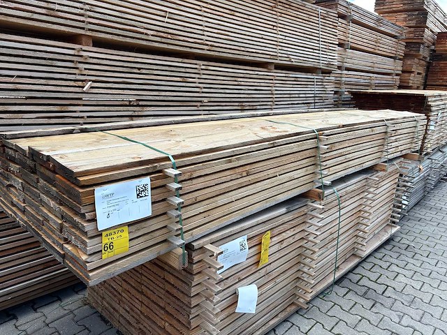 Douglas planken fijnbezaagd 4000x200x22mm (68x) - afbeelding 4 van  4