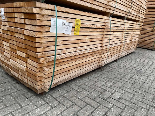 Douglas planken fijnbezaagd 4000x200x43mm (45x) - afbeelding 3 van  3