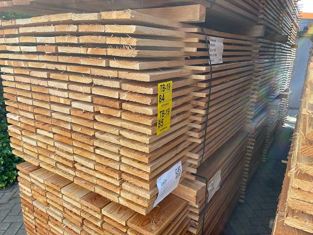 Douglas planken fijnbezaagd 5000x150x24mm (70x) - afbeelding 4 van  4