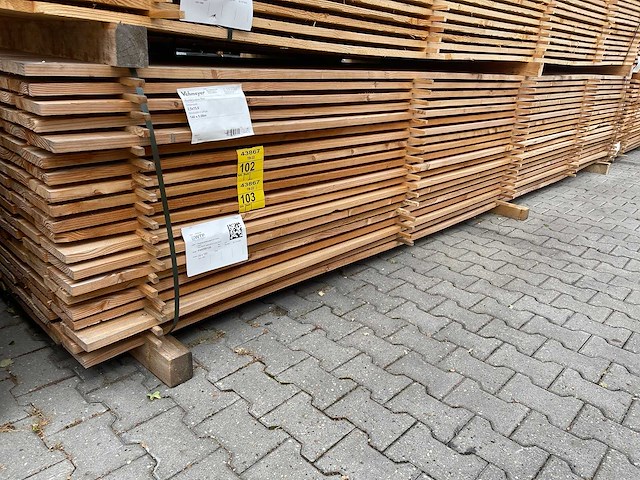 Douglas planken fijnbezaagd 5000x150x24mm (70x) - afbeelding 4 van  4
