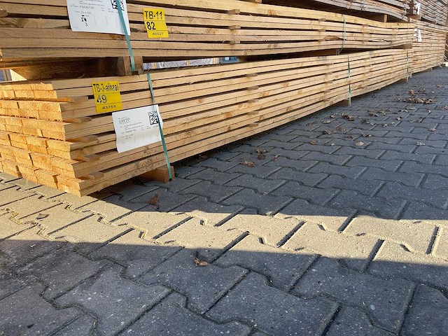 Douglas planken fijnbezaagd 5000x150x25mm (84x) - afbeelding 4 van  4