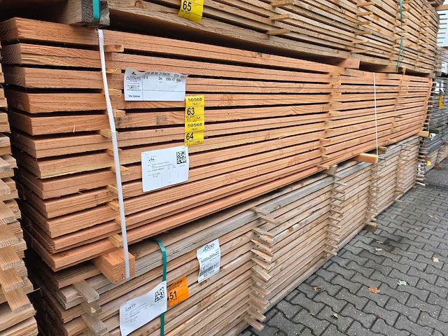 Douglas planken fijnbezaagd 5000x200x22mm (60x) - afbeelding 4 van  4