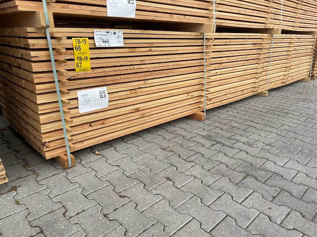 Douglas planken fijnbezaagd 5000x200x22mm (65x) - afbeelding 4 van  4
