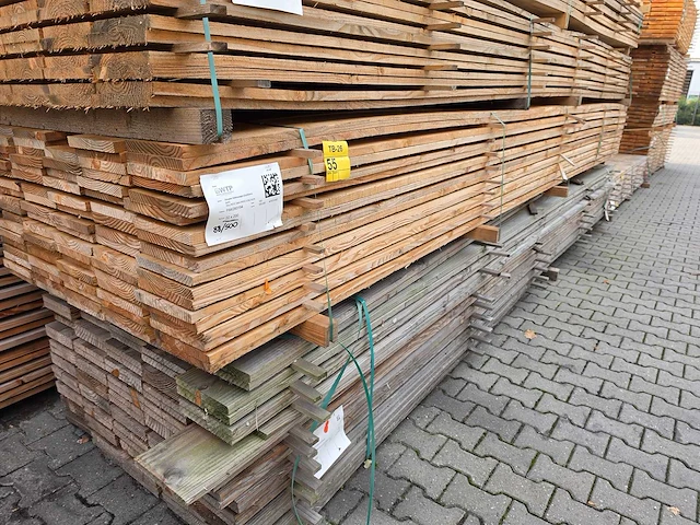 Douglas planken fijnbezaagd 5000x200x22mm (88x) - afbeelding 4 van  4