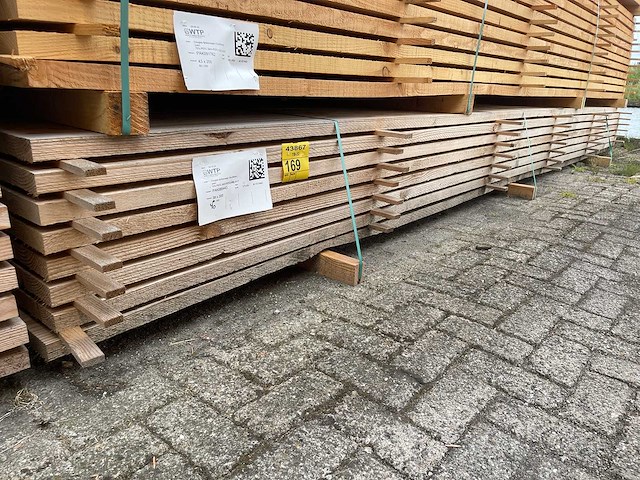 Douglas planken fijnbezaagd 5000x200x38mm (40x) - afbeelding 4 van  4