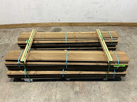 Douglas plankenscherm bouwpakket met afdekkap 224x187 cm (4x) - afbeelding 4 van  10