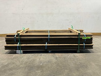 Douglas plankenscherm bouwpakket met afdekkap 224x187 cm (4x) - afbeelding 5 van  10