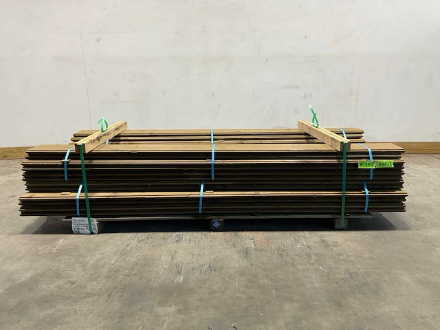 Douglas plankenscherm bouwpakket met afdekkap 224x187 cm (4x) - afbeelding 5 van  10