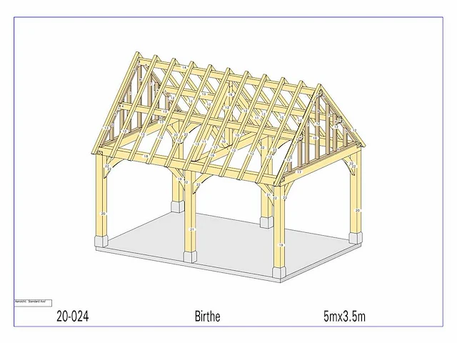 Douglas poolhouse 3,50 x 5,00 - afbeelding 10 van  13