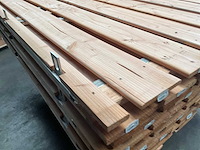 Douglas poort met stalen frame - 180x120 cm - afbeelding 4 van  9
