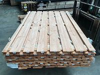 Douglas poort met stalen frame - 180x120 cm