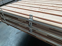 Douglas poort met stalen frame - 180x120 cm - afbeelding 5 van  7