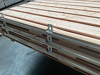 Douglas poort met stalen frame - 180x120 cm - afbeelding 5 van  9