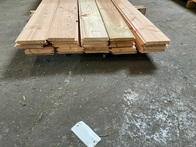 Douglas rabat 16x144x4000/5000 mm (65x) - afbeelding 2 van  3