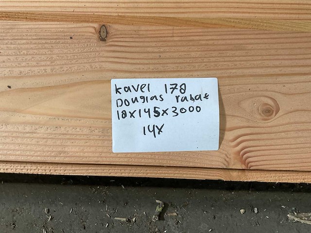 Douglas rabat 18x145x3000 mm (14x) - afbeelding 4 van  4