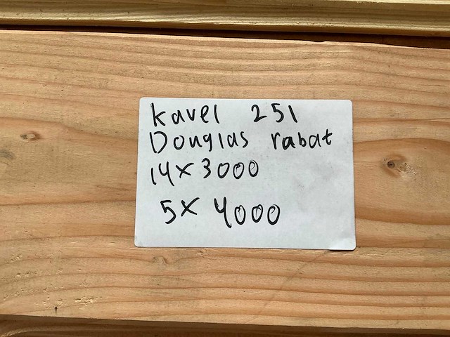 Douglas rabat bouwhout (19x) - afbeelding 7 van  7
