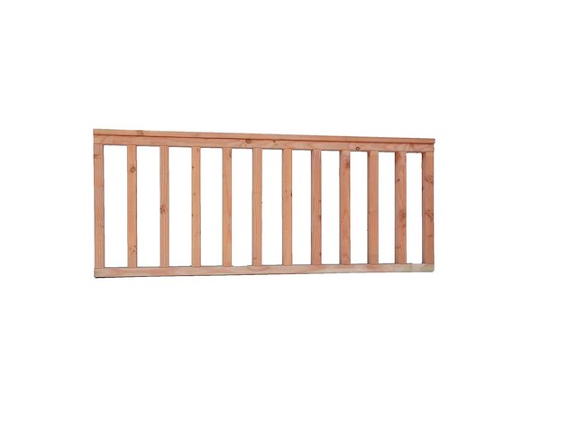 Douglas recht hekwerk geschaafd - 157x73 cm (2x) - afbeelding 1 van  1