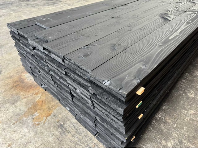 Douglas rechtkantige plank geschaafd en gespoten - 300 cm (25x) - afbeelding 1 van  1