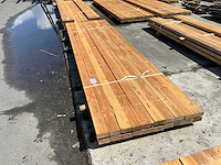 Douglas regel fijn bezaagd 4000x100x50 mm (20x) - afbeelding 1 van  3
