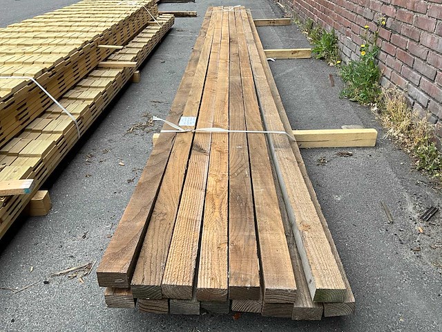 Douglas regel fijn bezaagd 65x40x5000 mm (15x) - afbeelding 3 van  5