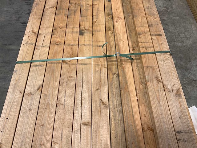 Douglas regel geschaafd 400x9,5x4,5 cm (29x) - afbeelding 2 van  4