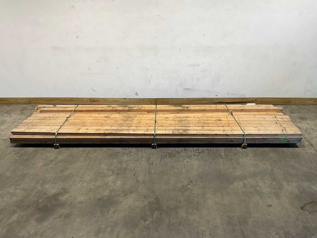 Douglas regel geschaafd 400x9,5x4,5 cm (29x) - afbeelding 1 van  3