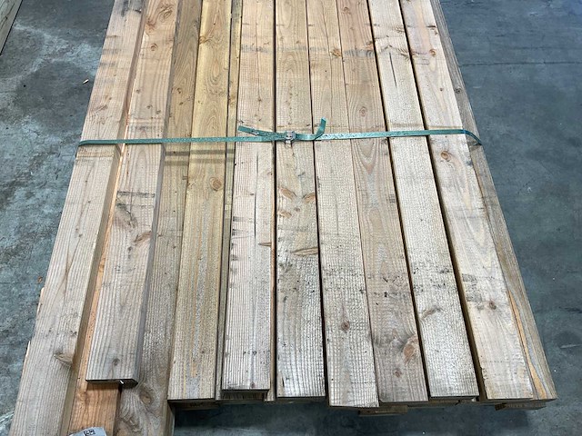 Douglas regel geschaafd 400x9,5x4,5 cm (29x) - afbeelding 3 van  3