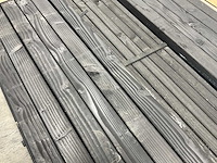 Douglas regel geschaafd zwart 215x7x4,5 cm (110x) - afbeelding 2 van  4